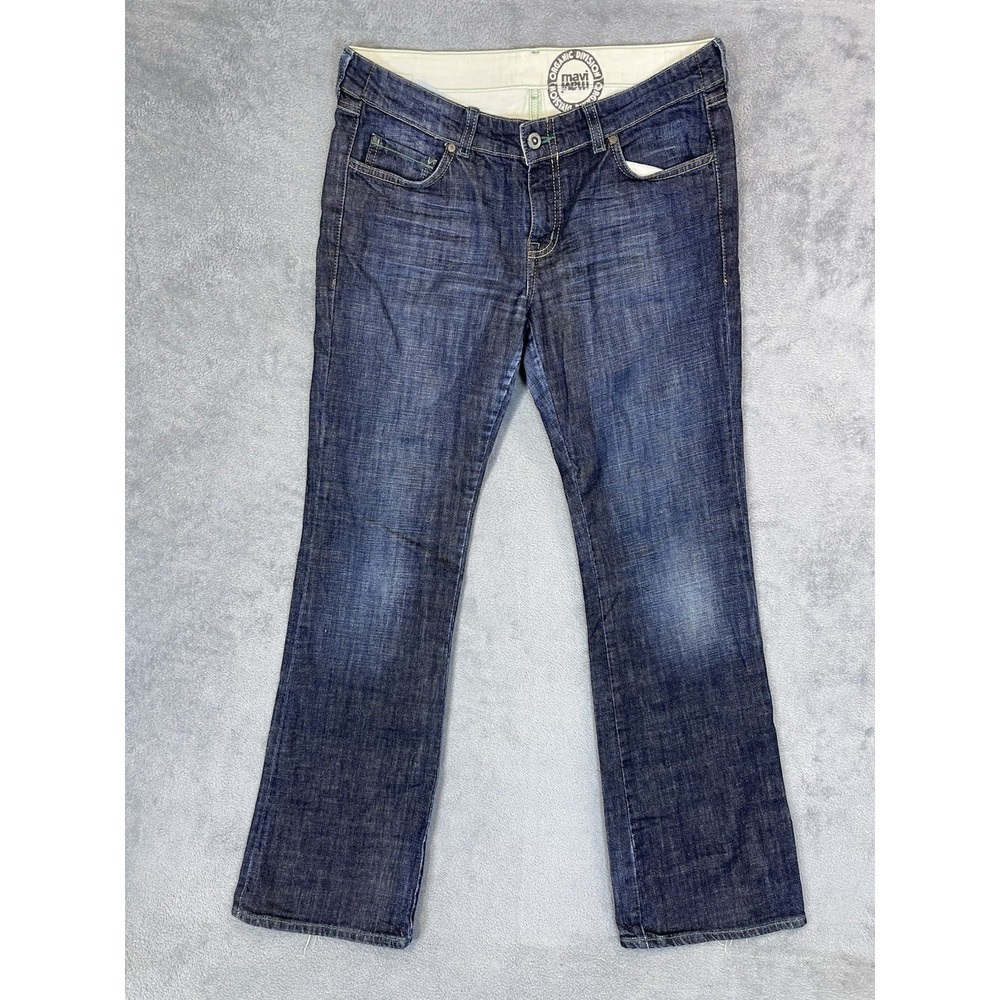 Mavi Jeans Womens‎ 32 Blue Dark Wash Zoe Low Rise Bootcut Organic Stretch